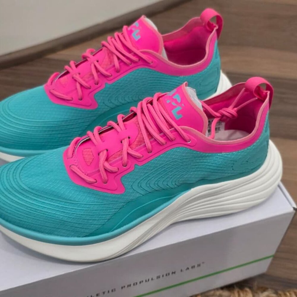 APL Men’s| Streamline Running Shoes | MINT/Fusion Pink -  Mens 7.5/ EUR 40